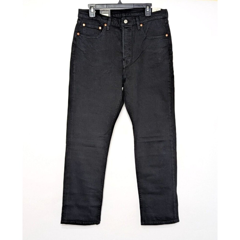 Levi's Premium 501 Original Fit Men's Size 33x30 Black Denim Jeans NWT